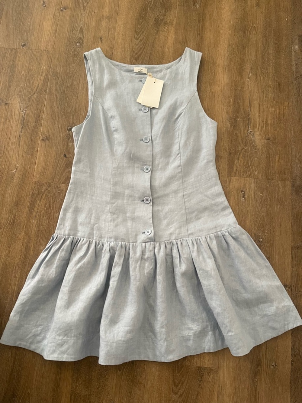 Aritzia Wilfred Snapdragon Linen Dress